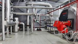 Тепловая изоляция труб котельной