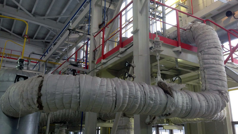 Изоляция трубопроводов пара