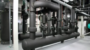 Монтаж вспененного каучука K-FLEX на трубопроводы