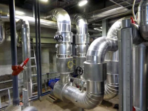 Монтаж теплоизоляции и окожушки трубопроводов